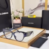 Dolce & Gabbana Cat-Eye Optical Frame Transparent Grey with Silver DG Logo