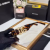 Dolce & Gabbana Cat-Eye Sunglasses Tortoiseshell Brown Frame with Gold DG Logo