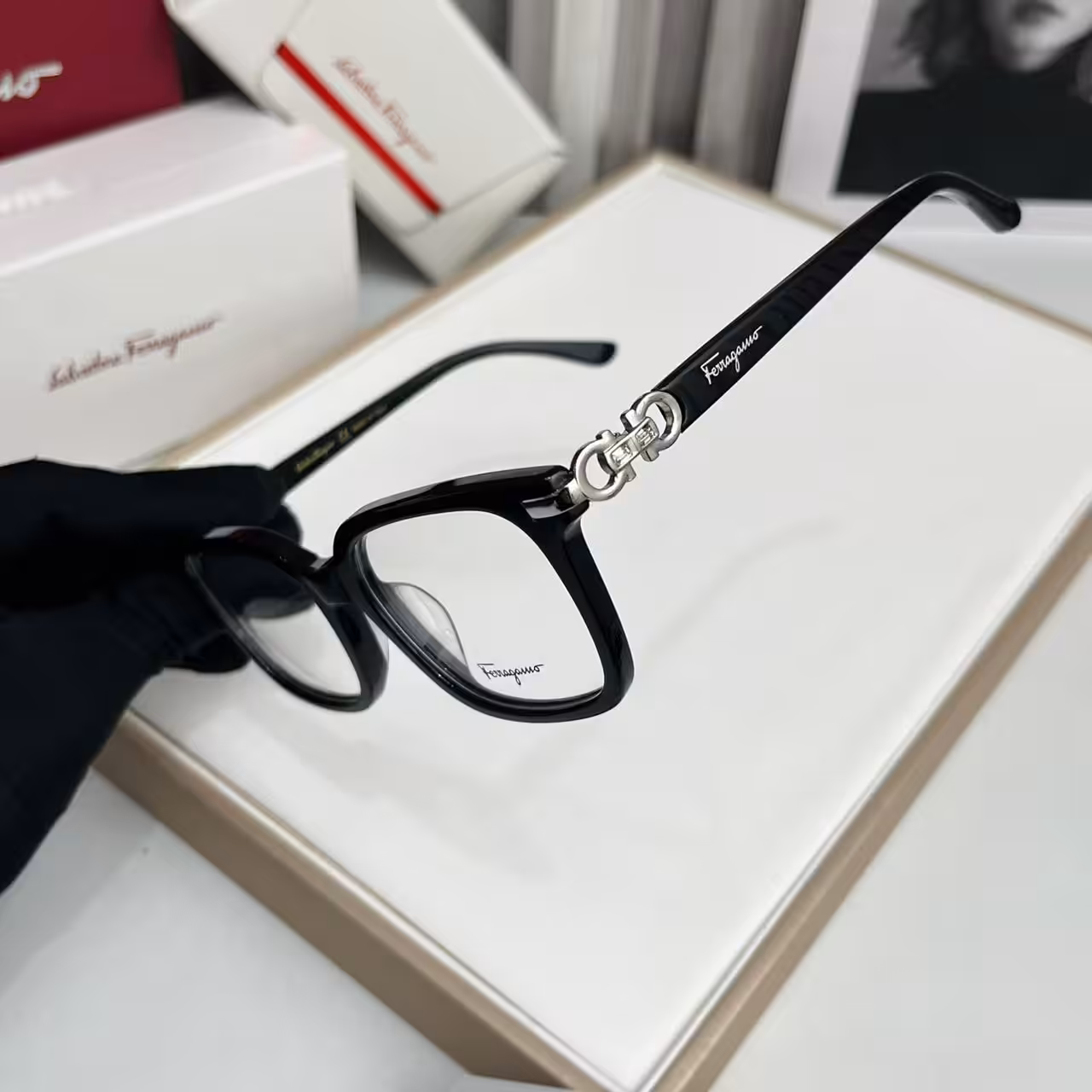 WhatsApp Image 2025-11-20 at 6.38.18 PM Ferragamo Signature Gancini Optical Frame