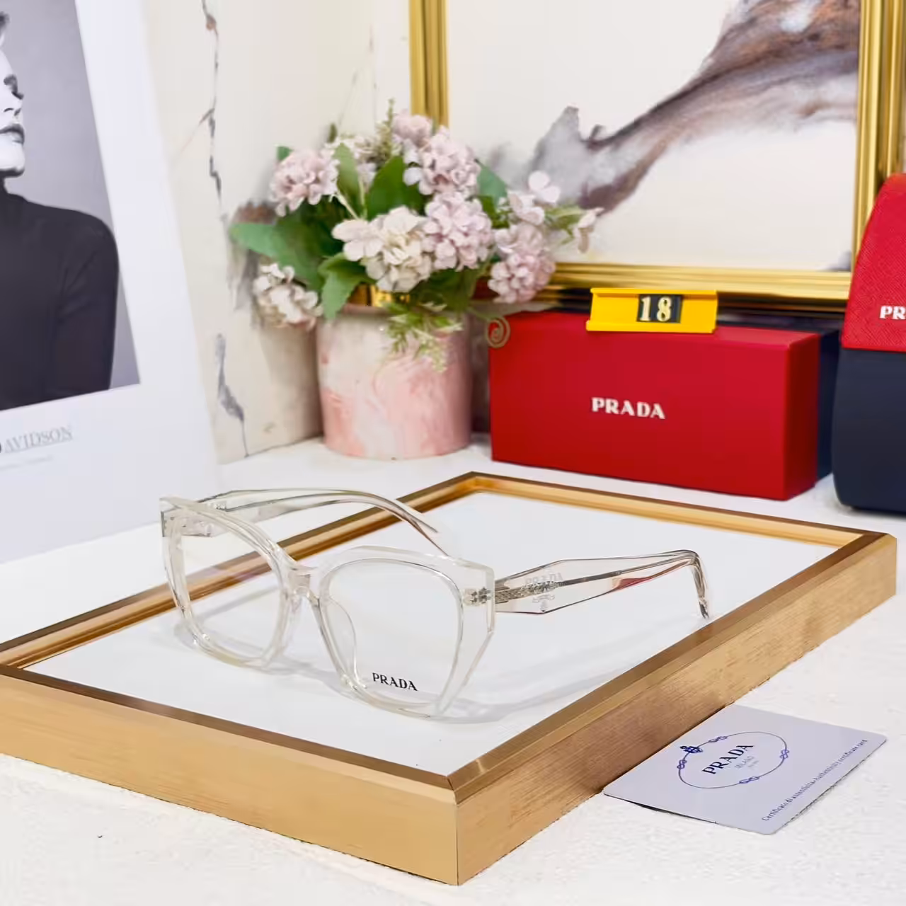 WhatsApp Image 2026-01-08 at 1.58.12 AM (1) Prada Rectangular Transparent Womens Premium Eyeglass