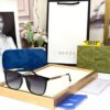 Gucci Wayfarer Black Double Shade Mens Sunglass