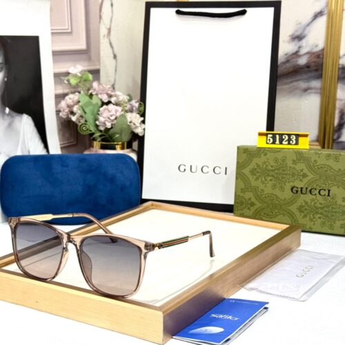 Gucci Wayfarer Coffee Mens Sunglass
