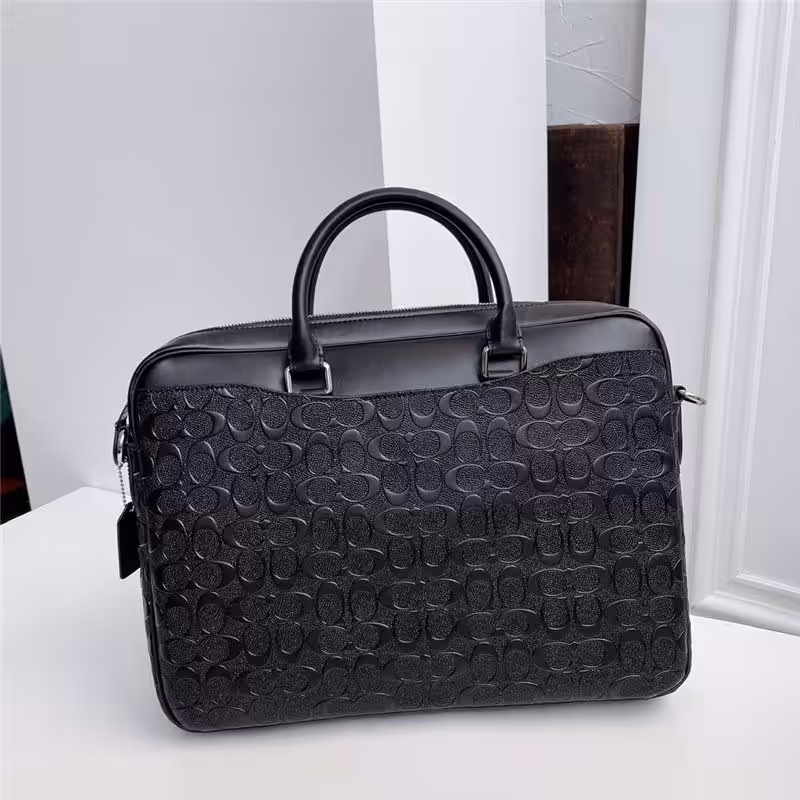 Coach Embossed Premium Laptop Bag