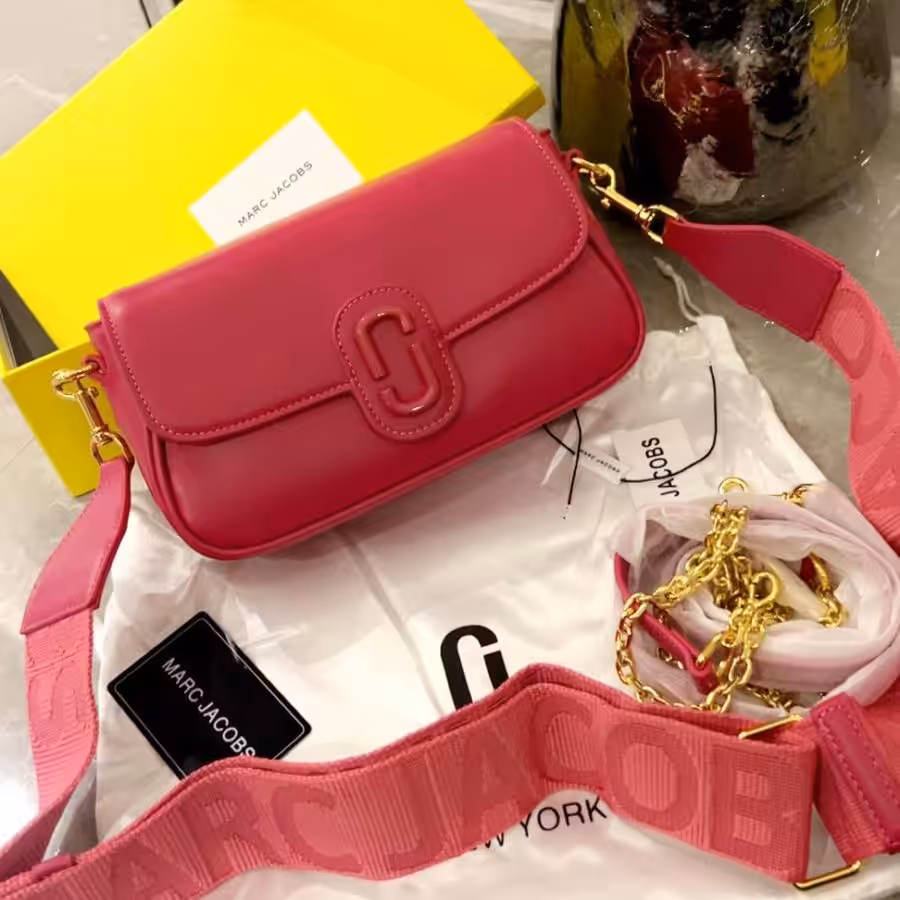 Marc Jacob The Clover Rose Pink Color Sling Bag (With Box)
