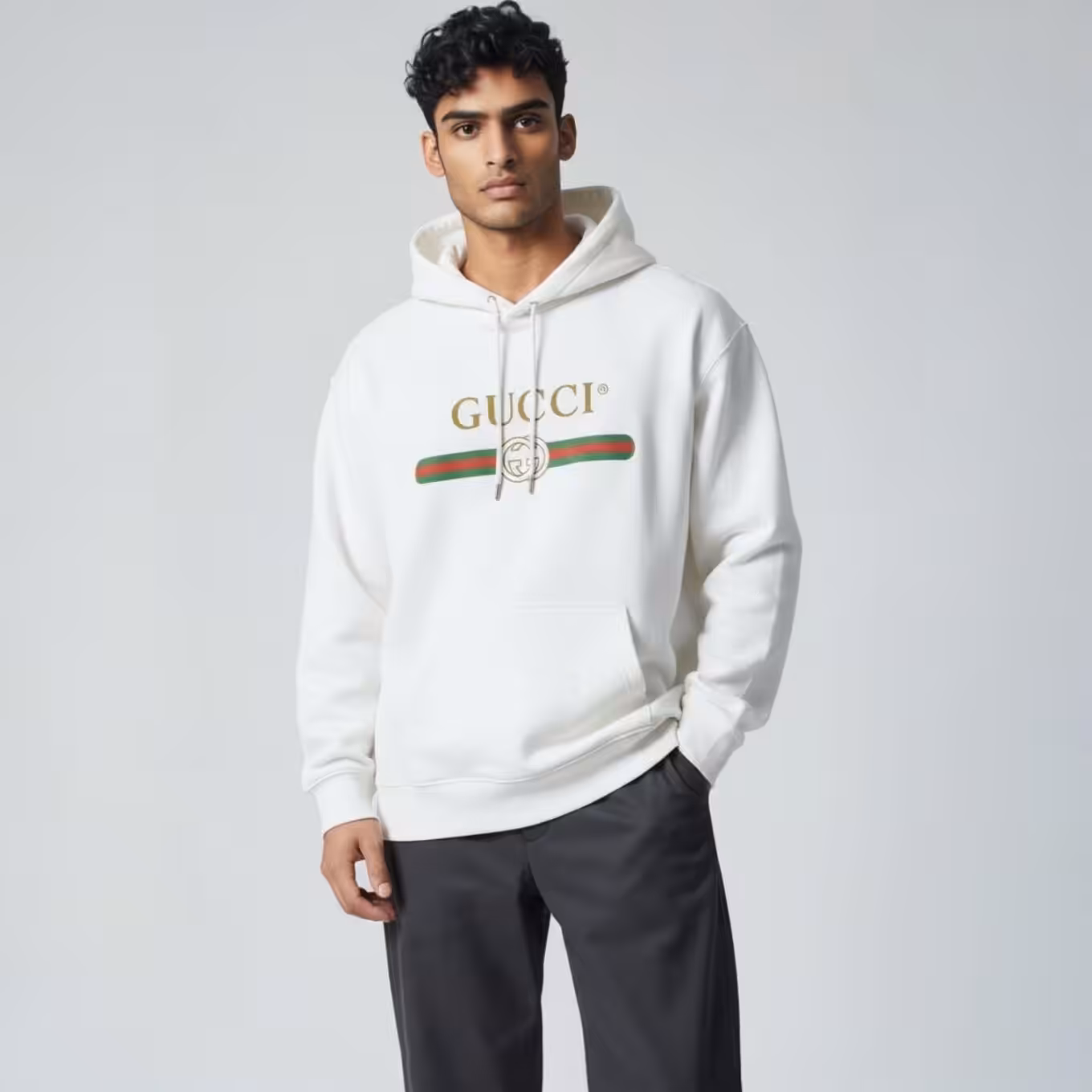 WhatsApp Image 2025-12-19 at 9.29.30 PM (1) Gucci Wolf GG White Full Sleeve Men’s Hoodie