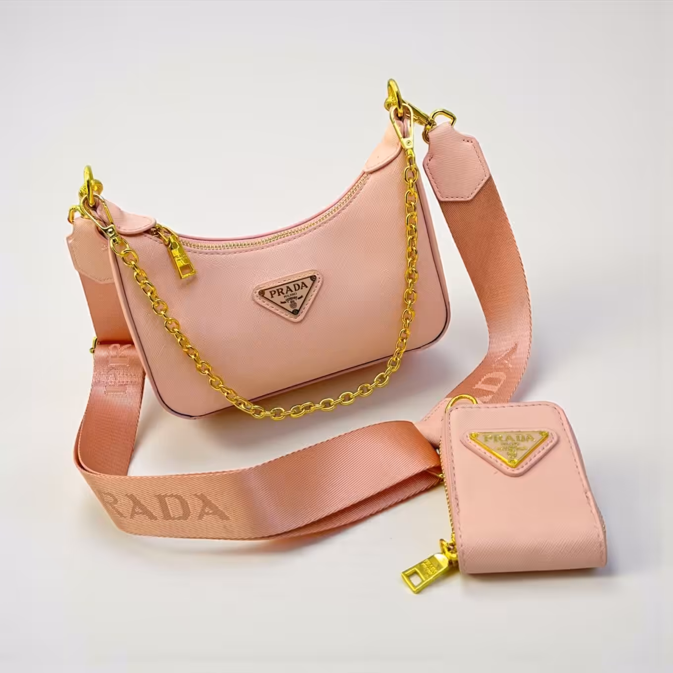 WhatsApp-Image-2025-12-24-at-10.35.33-AM-scaled Prada Re-Edition Multi Pochette Pink Sling Bag (With Box)