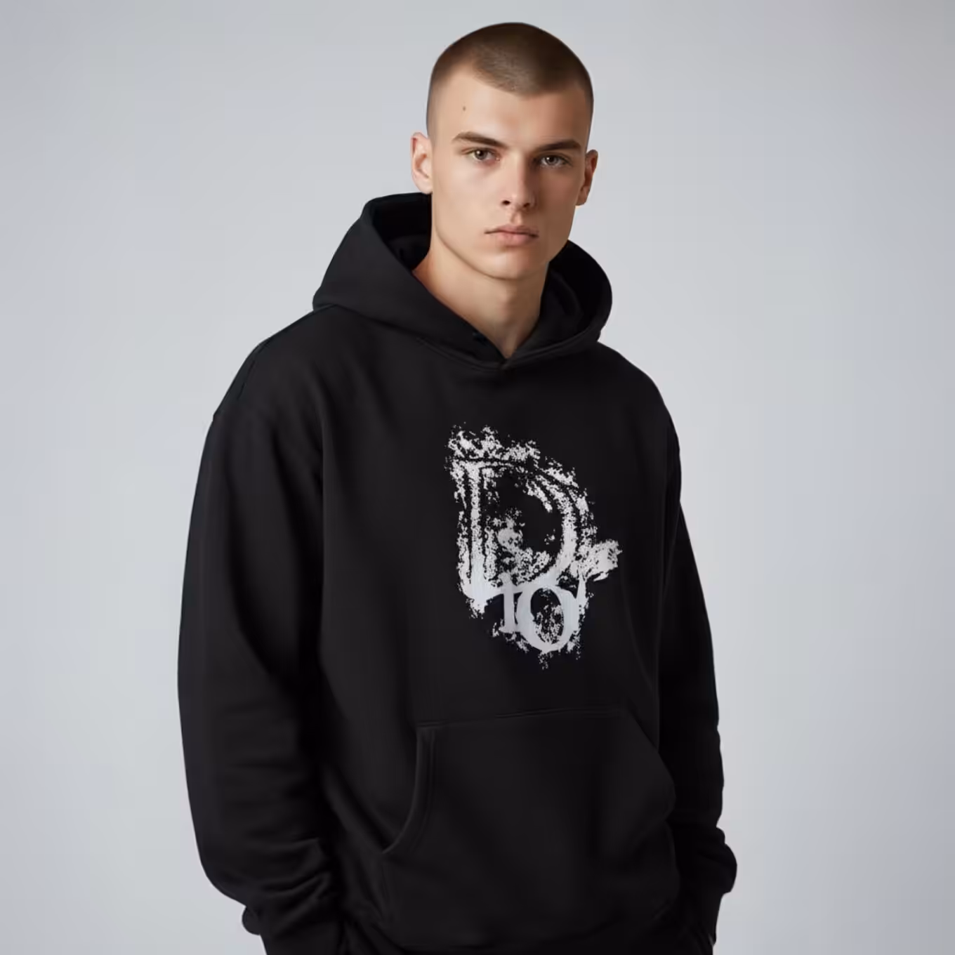 WhatsApp Image 2026-01-08 at 4.47.22 PM (1) Christian Dior Black Full Sleeve Graphic Men’s Hoodie