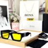 Hugo Boss Wayfarer Yellow Black Matte Men’s Sunglasses