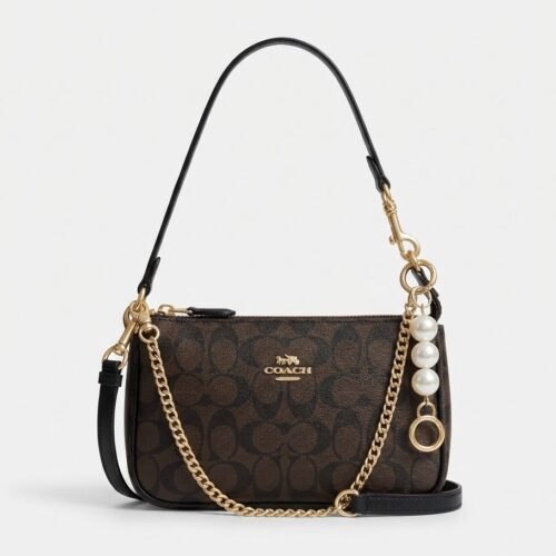 Coach Nolita 19 Coffee Black Shoulder Bag (With Box)