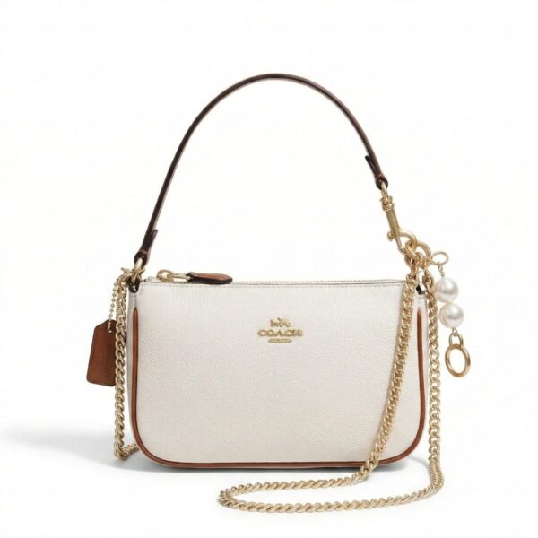 WhatsApp Image 2026-01-20 at 6.53.26 PM Coach Nolita 19 Beige Brown Shoulder Bag (With Box)