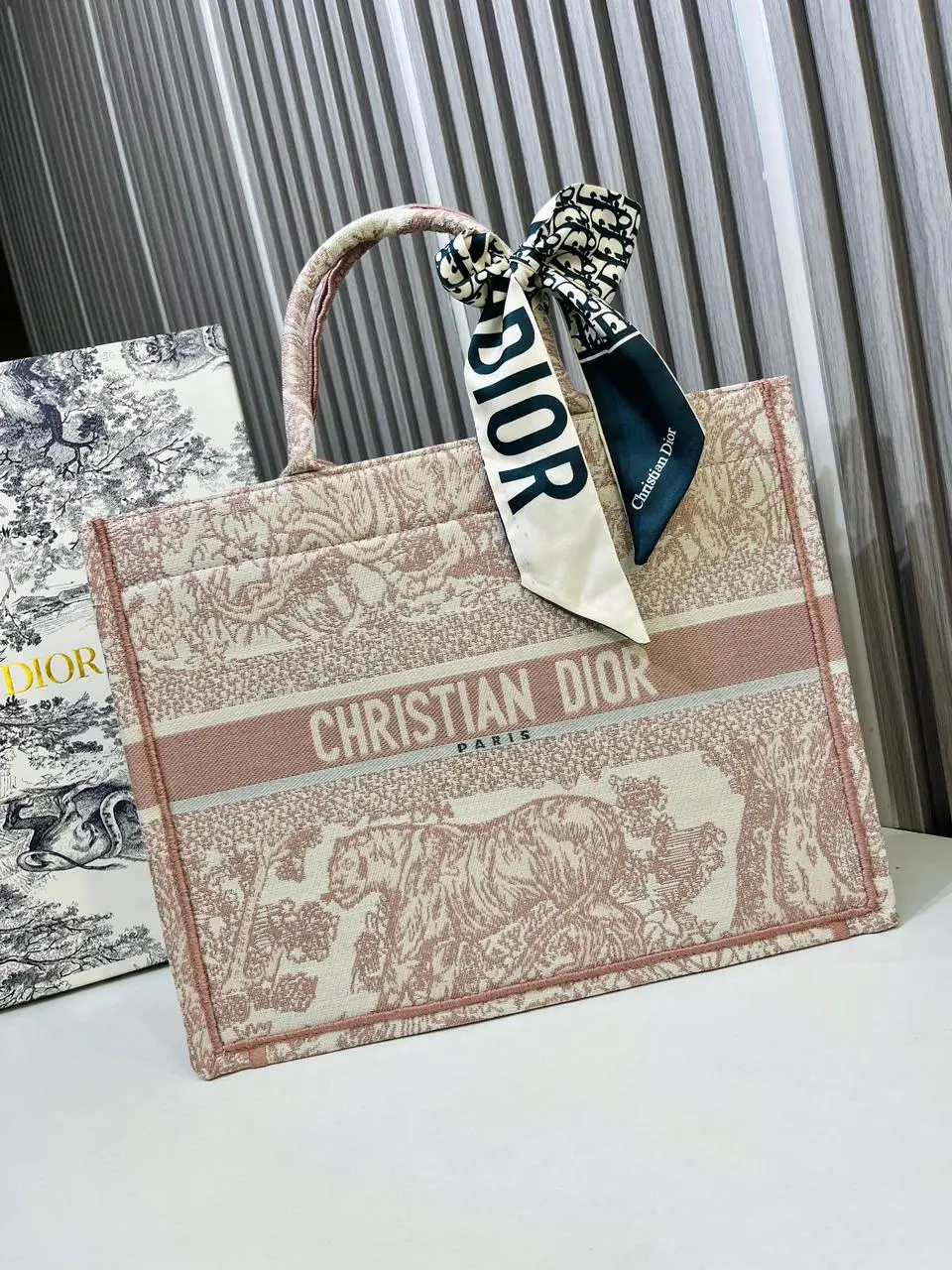 WhatsApp-Image-2026-02-02-at-4.49.54-PM Christian Dior Pink Tiger Tote (With Box)