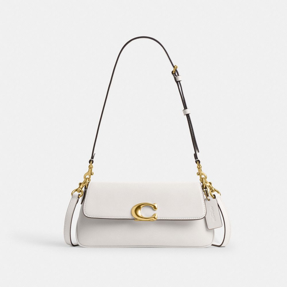 Coach Jet White Shoulder Bag (With Box)