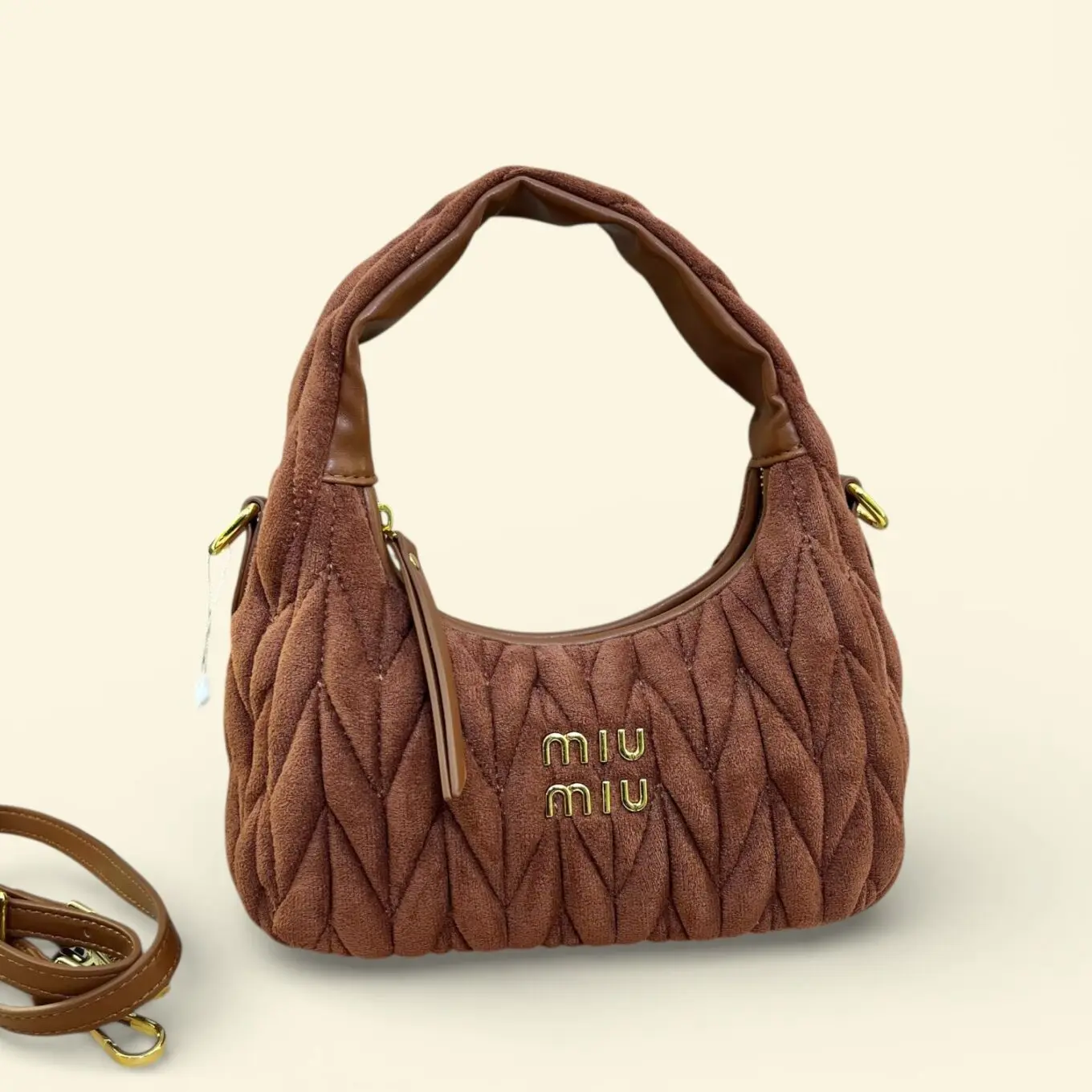 WhatsApp-Image-2026-02-04-at-9.04.37-PM-scaled Miu Miu Wander Velvet Brown Shoulder Bag (With Box)