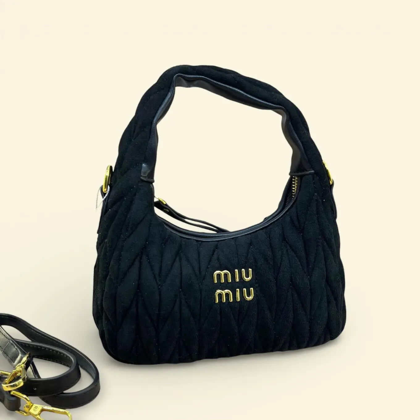 WhatsApp-Image-2026-02-04-at-9.05.15-PM-scaled Miu Miu Wander Velvet Black Shoulder Bag (With Box)