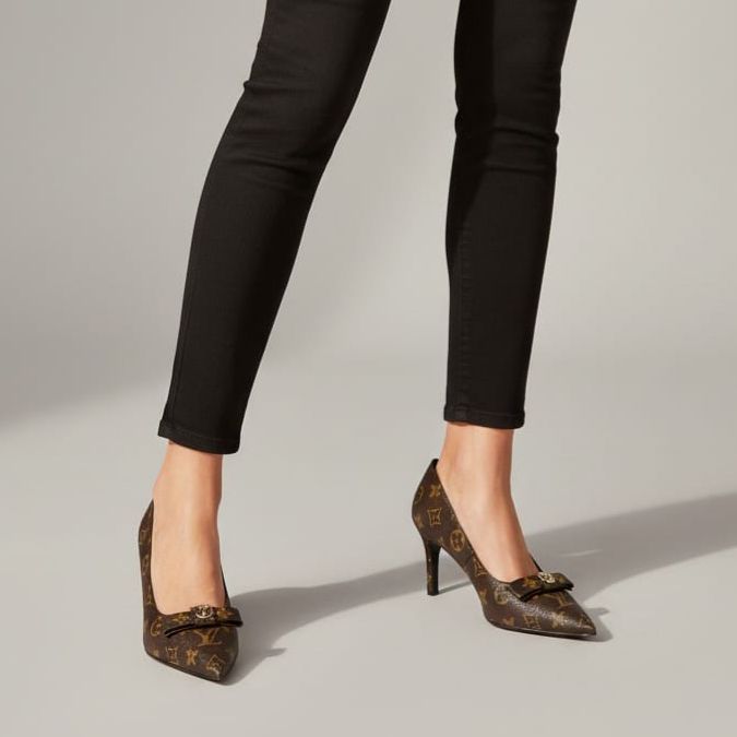 Louis Vuitton Louise Bow Monogram Pump