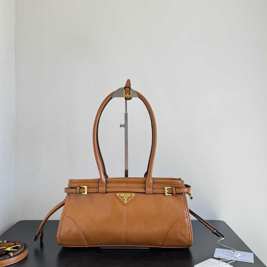 Prada Bonnie Brown Handbag