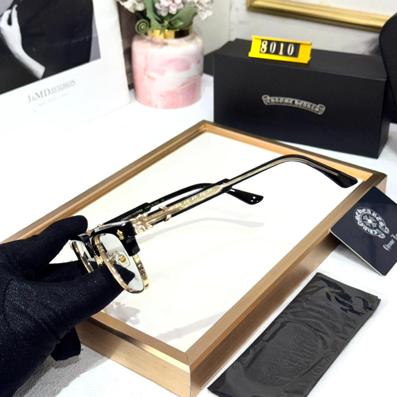 Chromeheart Wayfarer Clear Sunglass for Men