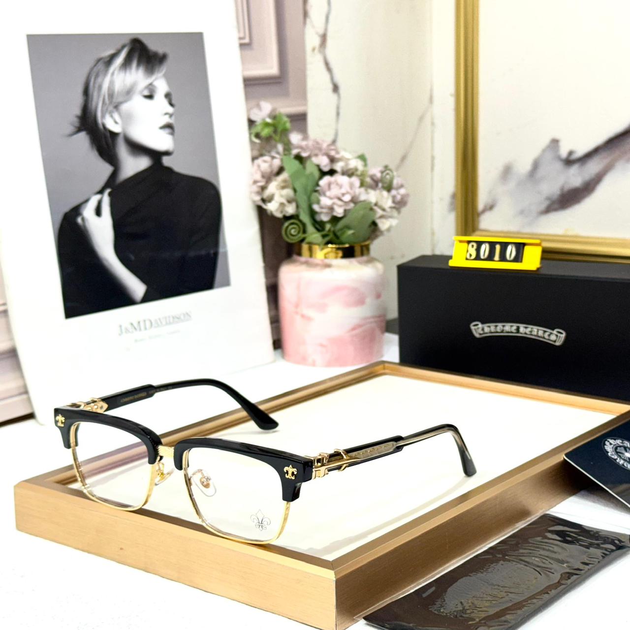 Chromeheart Wayfarer Clear Sunglass for Men