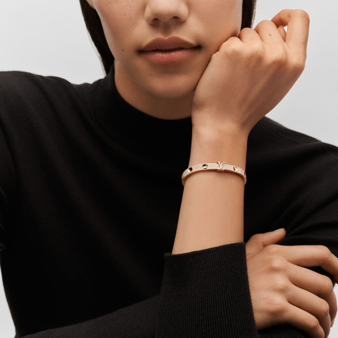 Louis Vuitton Empreinte Medium Rosegold Bracelet