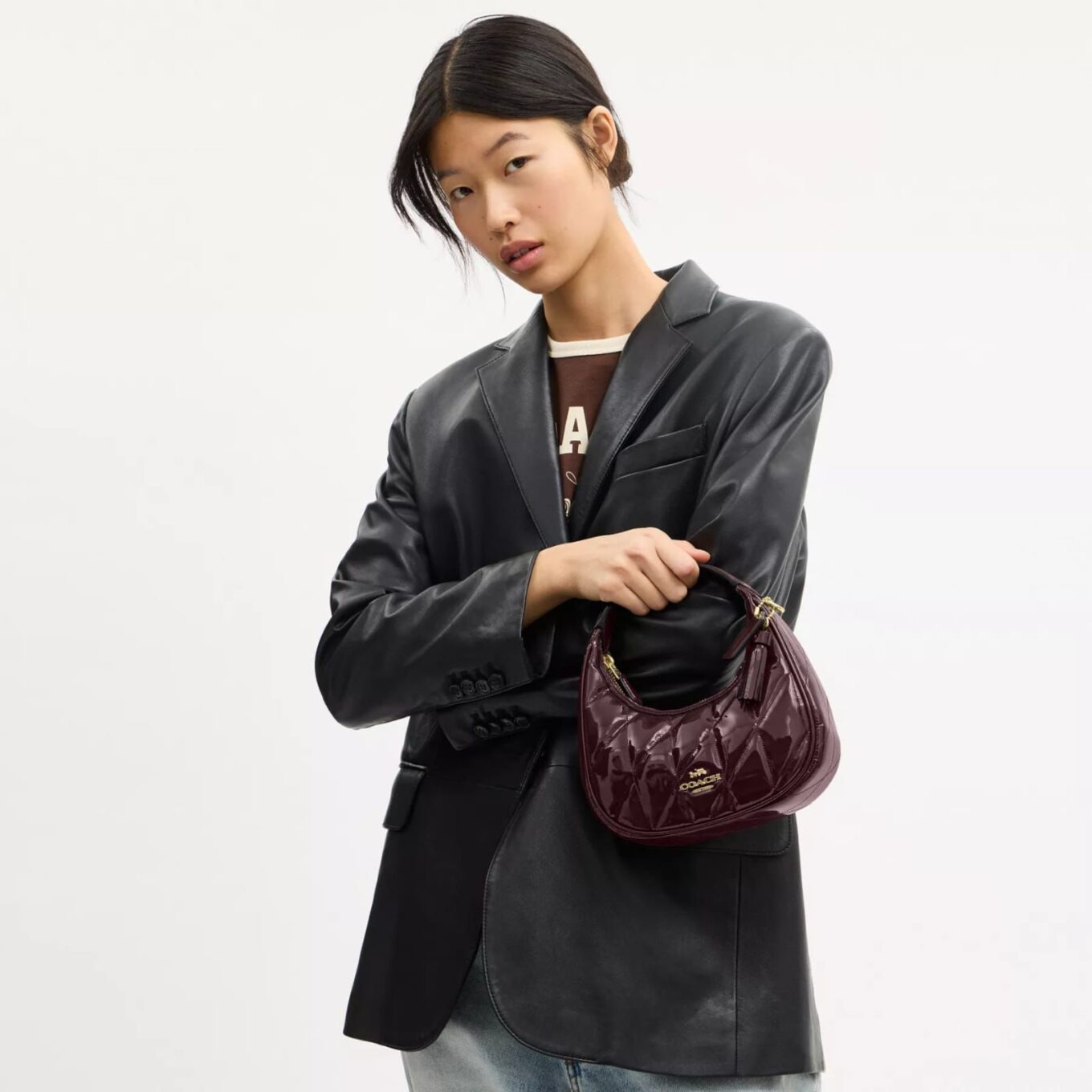 Coach Mini Carmen Crossbody Wine Bag (With Double Box Packaging)