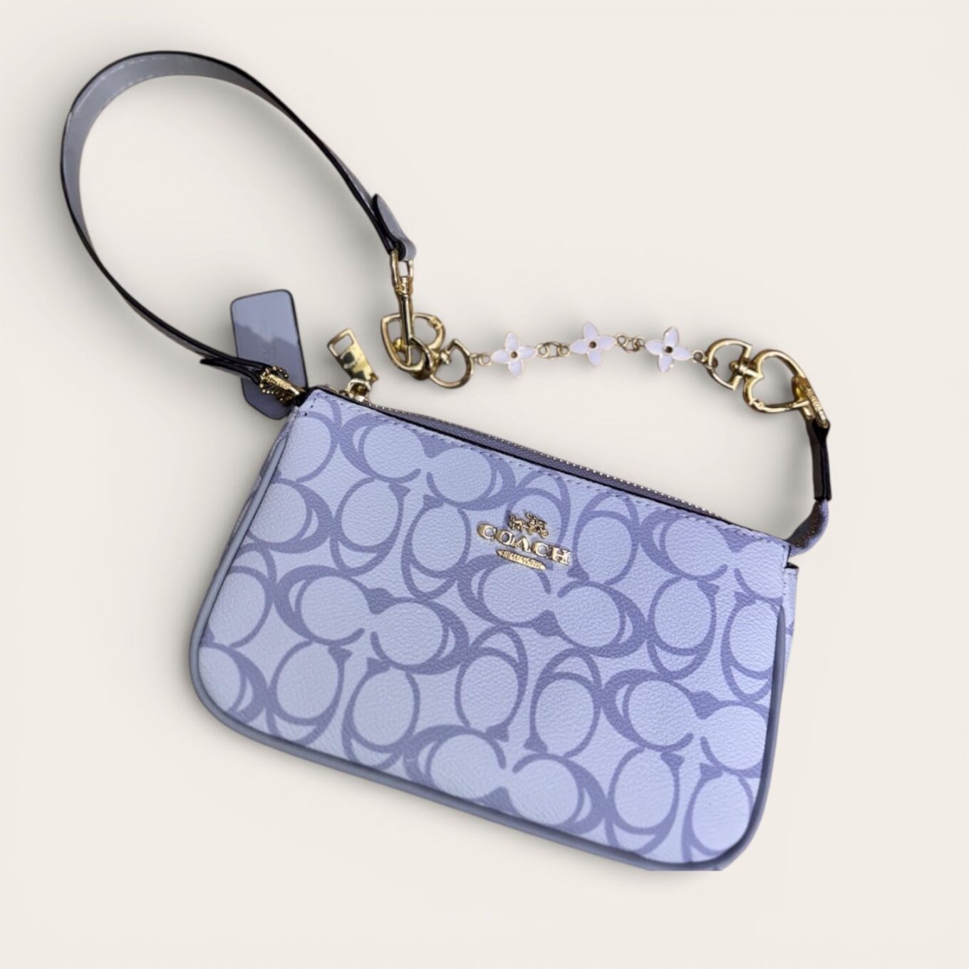 Coach Nolita 19 Light Blue Shoulder Bag (With Box)