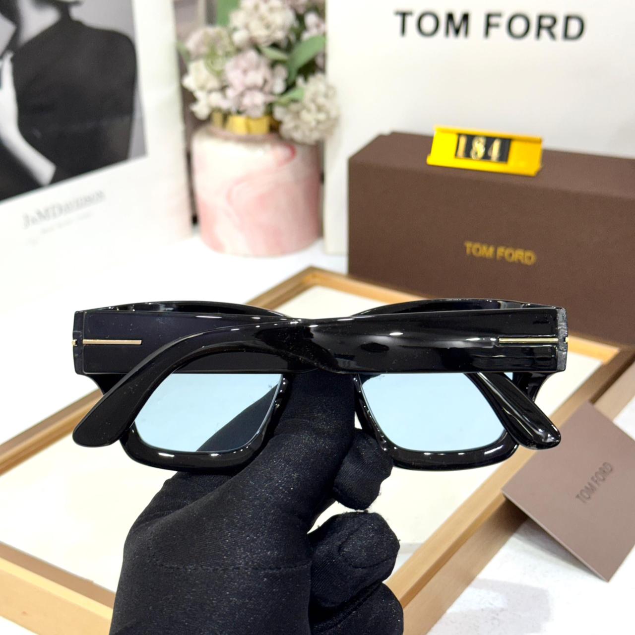 Tomford Sky Blue Men Wayfarer Sunglass