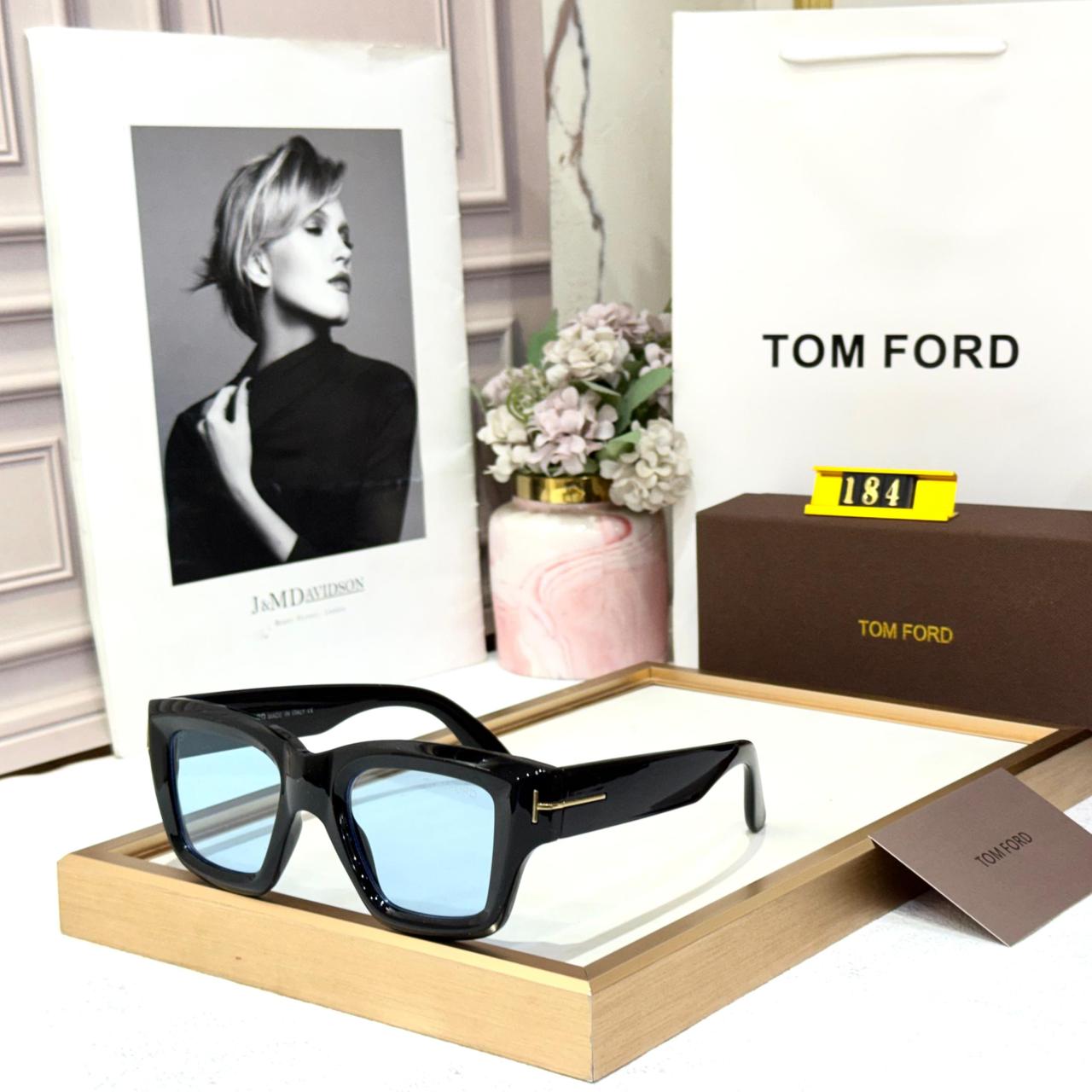 Tomford Sky Blue Men Wayfarer Sunglass
