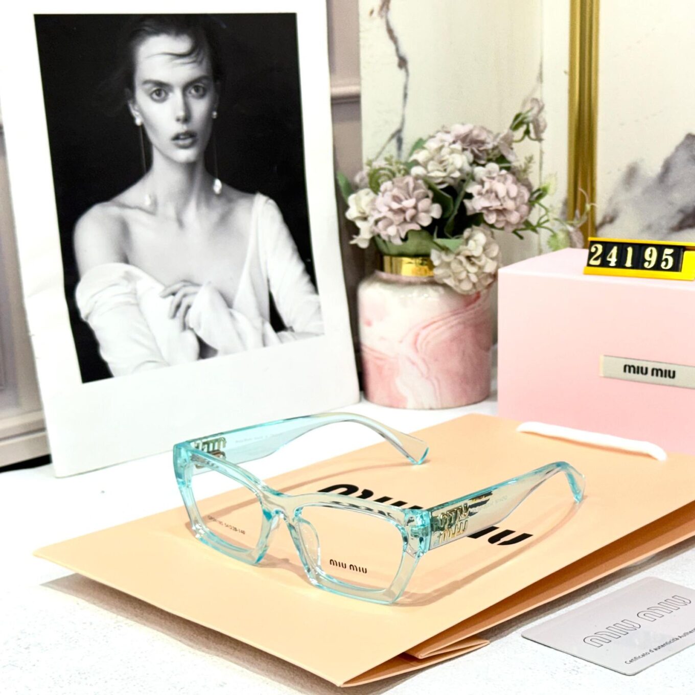 Miu Miu Blue Women Eyeglass