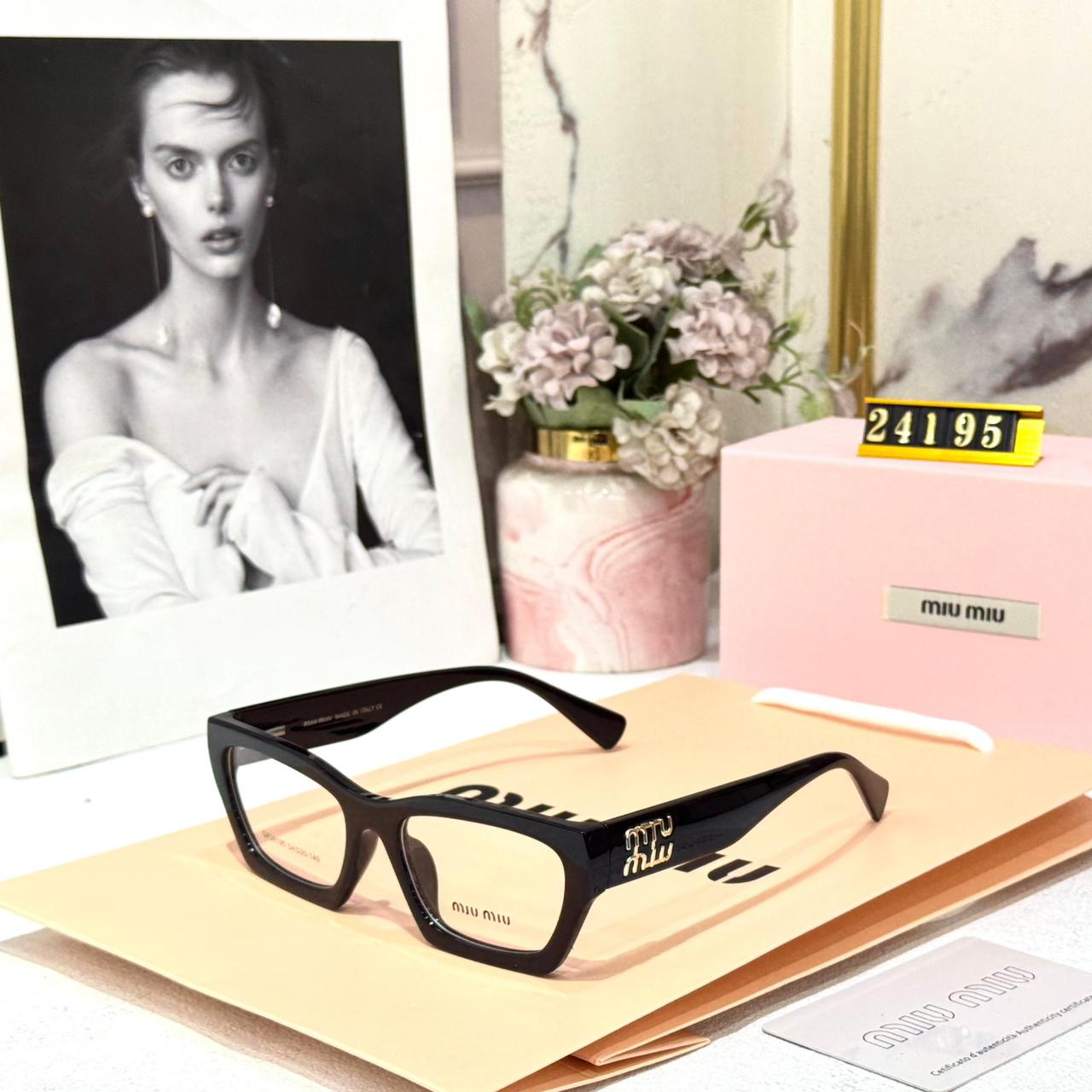 Miu Miu Black Women Eyeglass