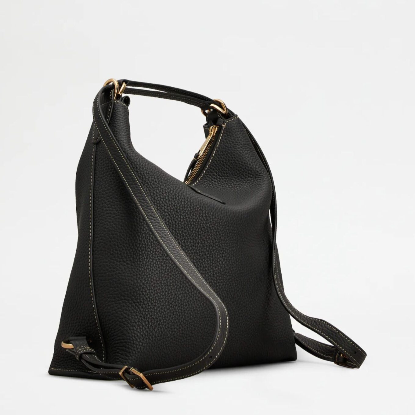 Tods T Timeless Small Black Shoulder Bag (With Box)