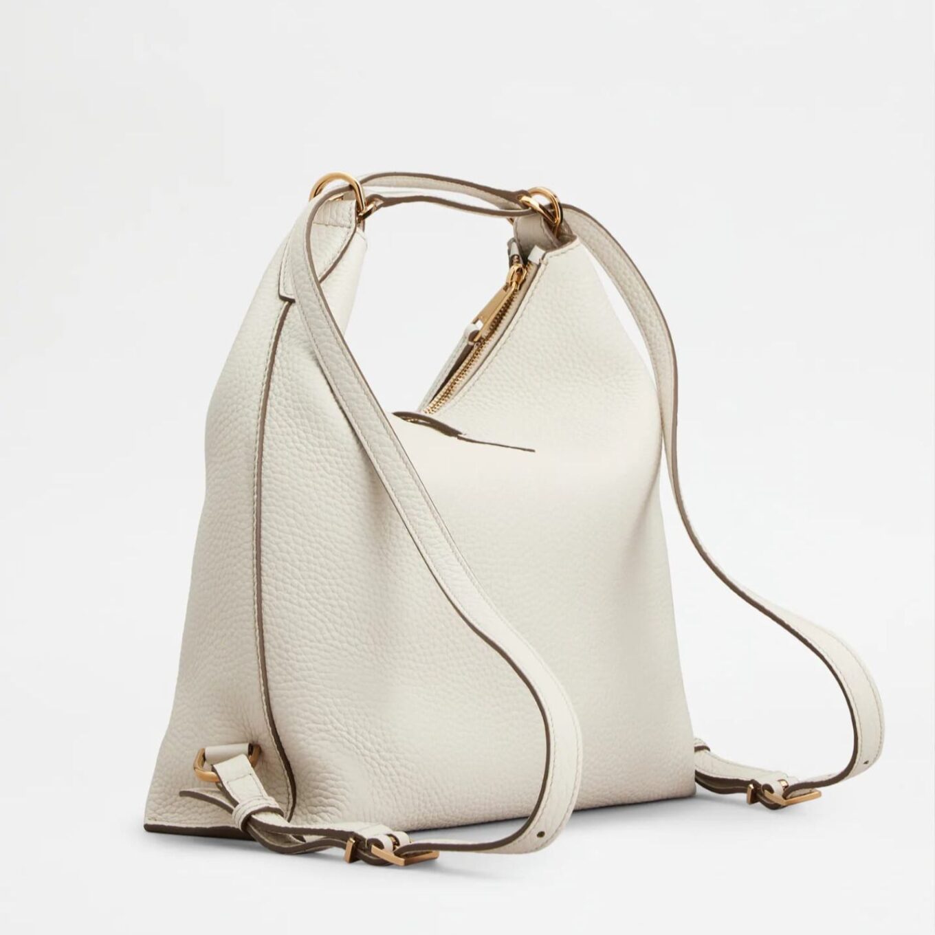 Tods T Timeless Small White Shoulder Bag (With Box)