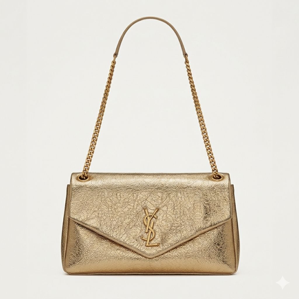 YSL Golden Calypso Medium Shoulder Bag