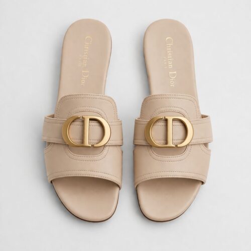 Christian Dior 30 Montaigne Beige Slide