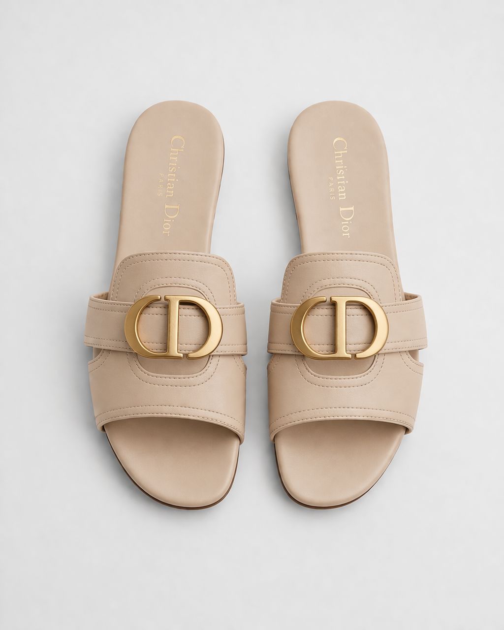 Christian Dior 30 Montaigne Beige Slide