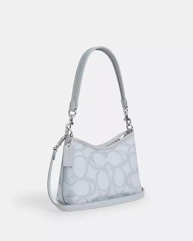Coach Laurel Blue Small Shoulder Bag (With Box)