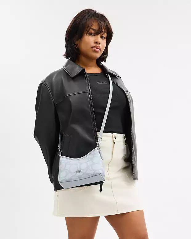Coach Laurel Blue Small Shoulder Bag (With Box)