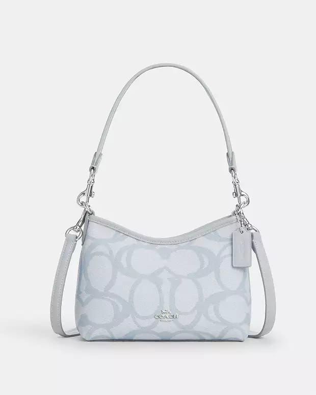 Coach Laurel Blue Small Shoulder Bag (With Box)