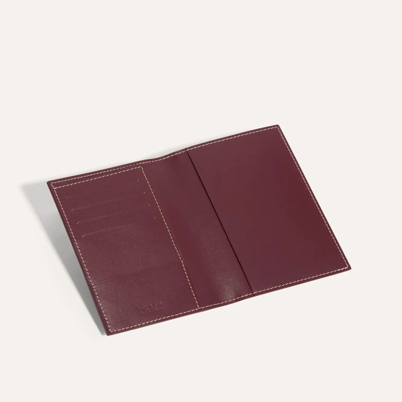 Goyard Grenelle Burgundy Color Passport Holder