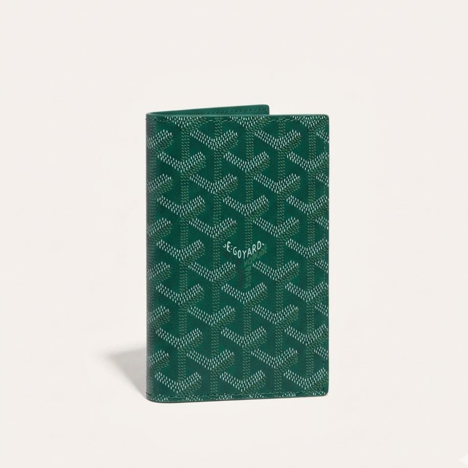 Goyard Grenelle Green Color Passport Holder