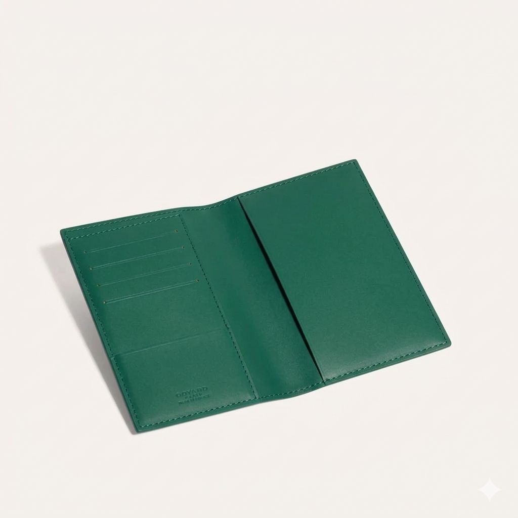 Goyard Grenelle Green Color Passport Holder