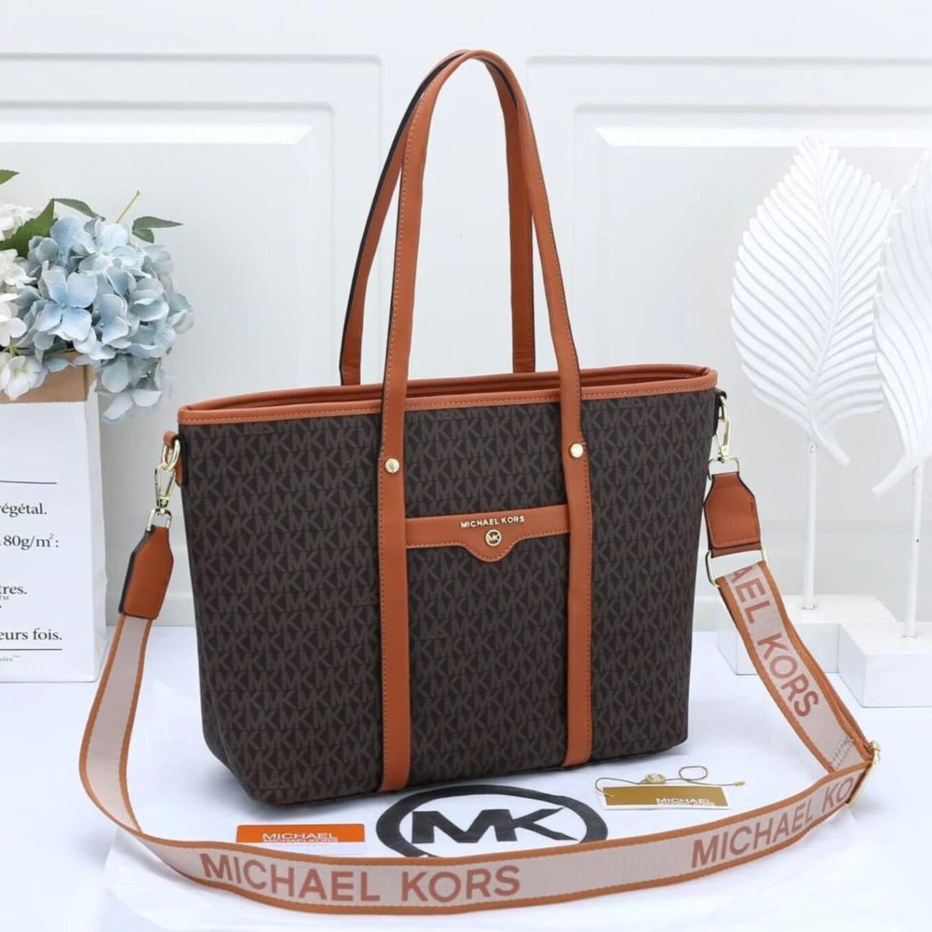 Michael Kors Beck Convertible Coffee Tote