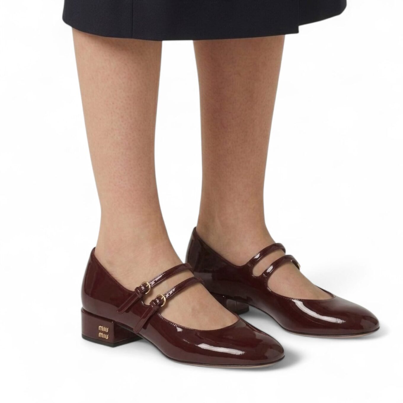 Miu Miu Cherry Patent Leather Pump
