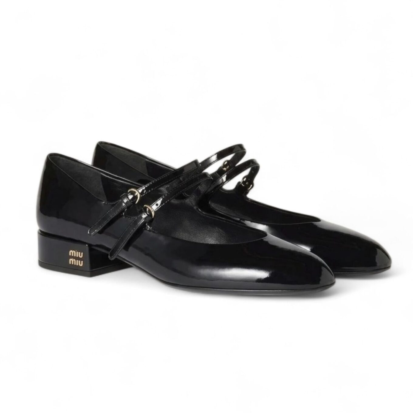 Miu Miu Black Patent Leather Pump