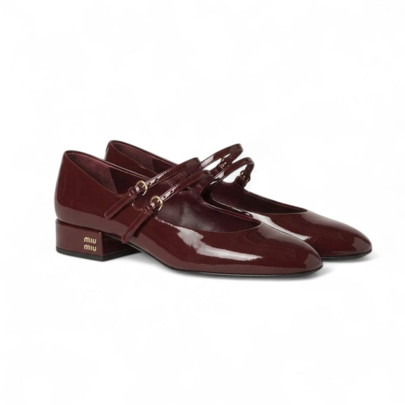 Miu Miu Cherry Patent Leather Pump