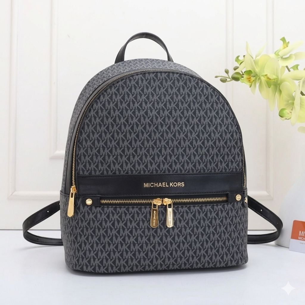 Michael Kors Jet Set Black Backpack