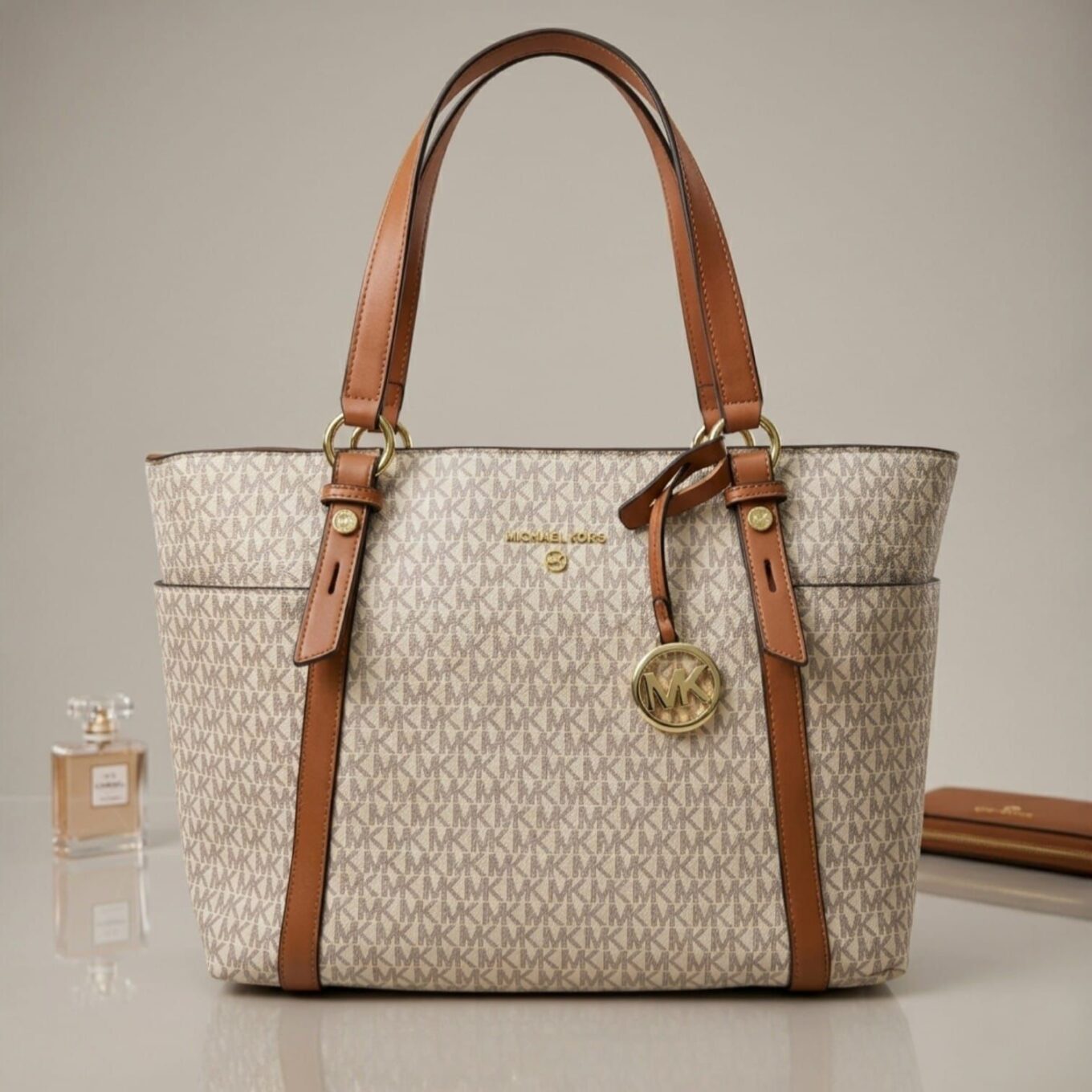 Michael Kors Sullivan Beige Tote