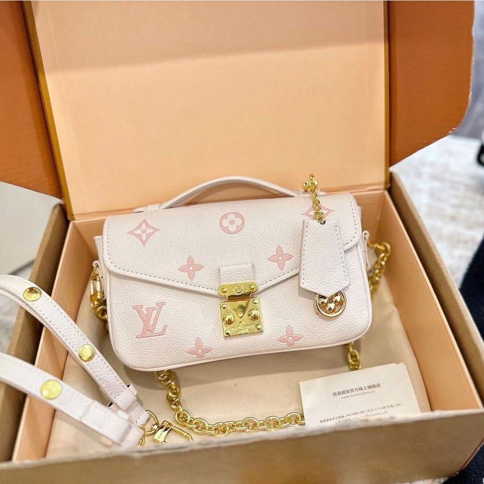 Louis Vuitton Pochette Métis East West Milky White Premium Sling Bag (With Double Box)