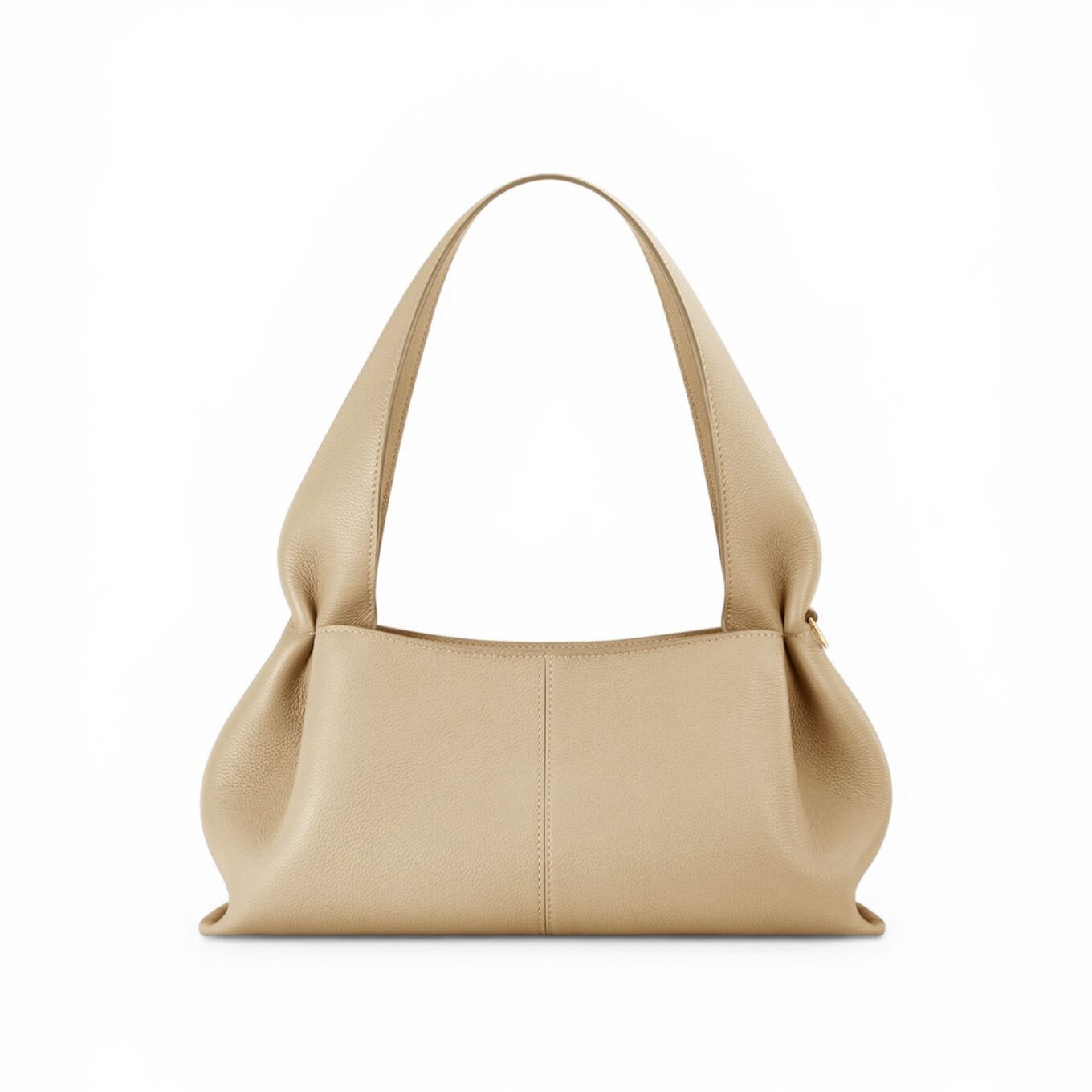 Polene Numéro Neuf East West Sand Color Shoulder Bag