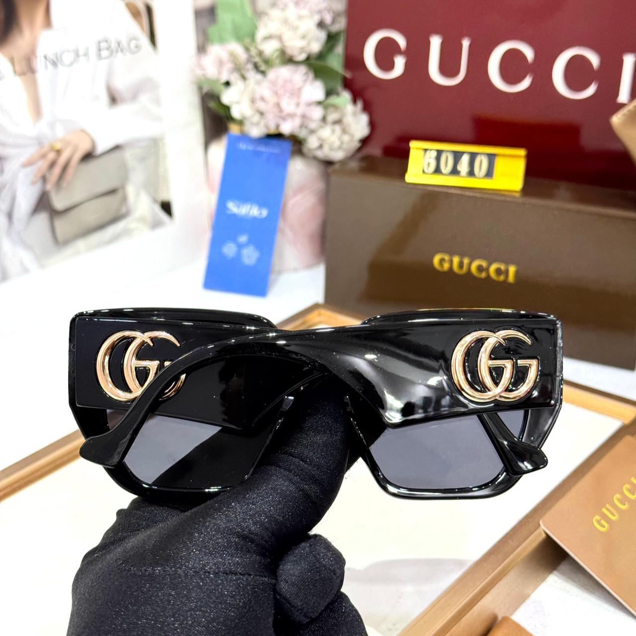 Gucci Square Black Women’s Sunglass
