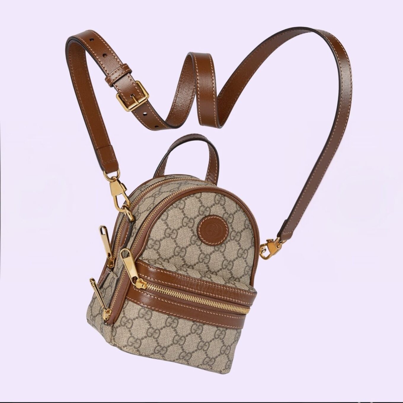 Gucci GG Supreme Mini Multi Function Bag (With Double Box Packaging)
